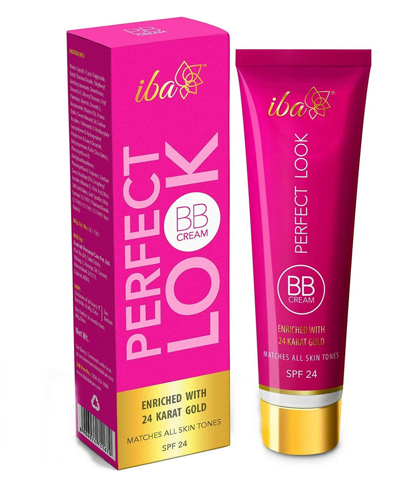 Iba Perfect Look BB Cream With 24 Karat Gold (Medium Shade) - Distacart