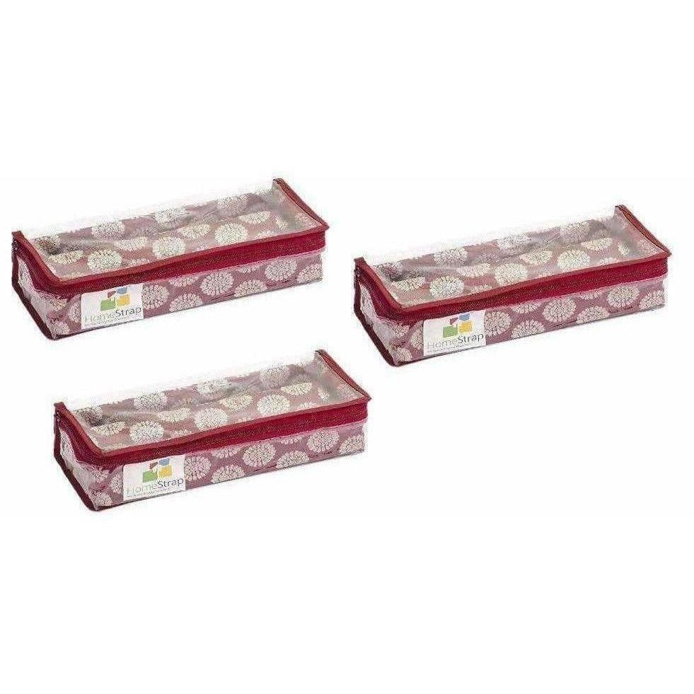 Rod Brocade Bangle Box - Maroon - Distacart