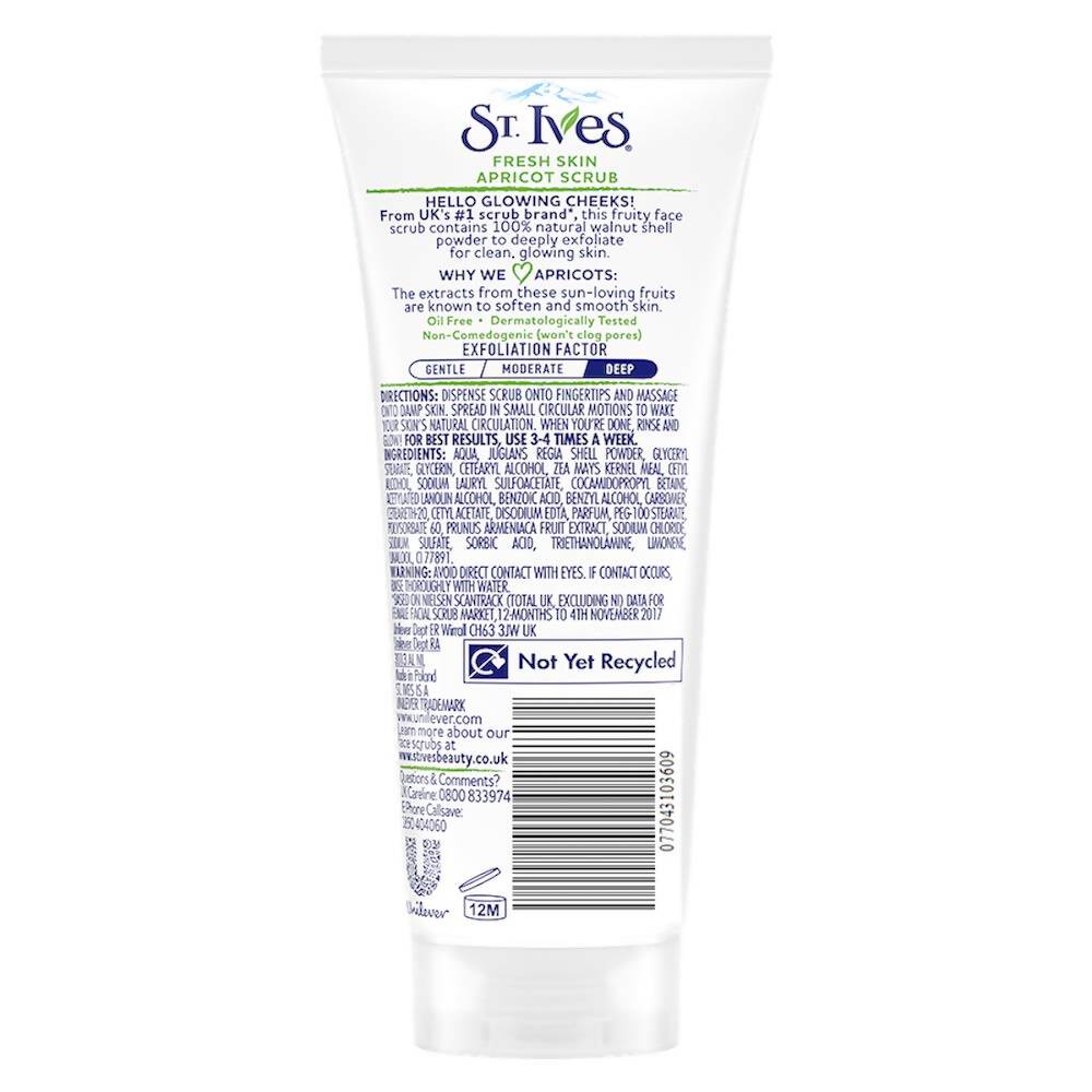 St. Ives Fresh Skin Apricot Face Scrub - Distacart