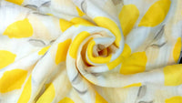 Thumbnail for Kindermum Organic Cotton Muslin Swaddle Blanket 100 Cm X 100 Cm - Set Of 2 - Pista And Lemon - Distacart