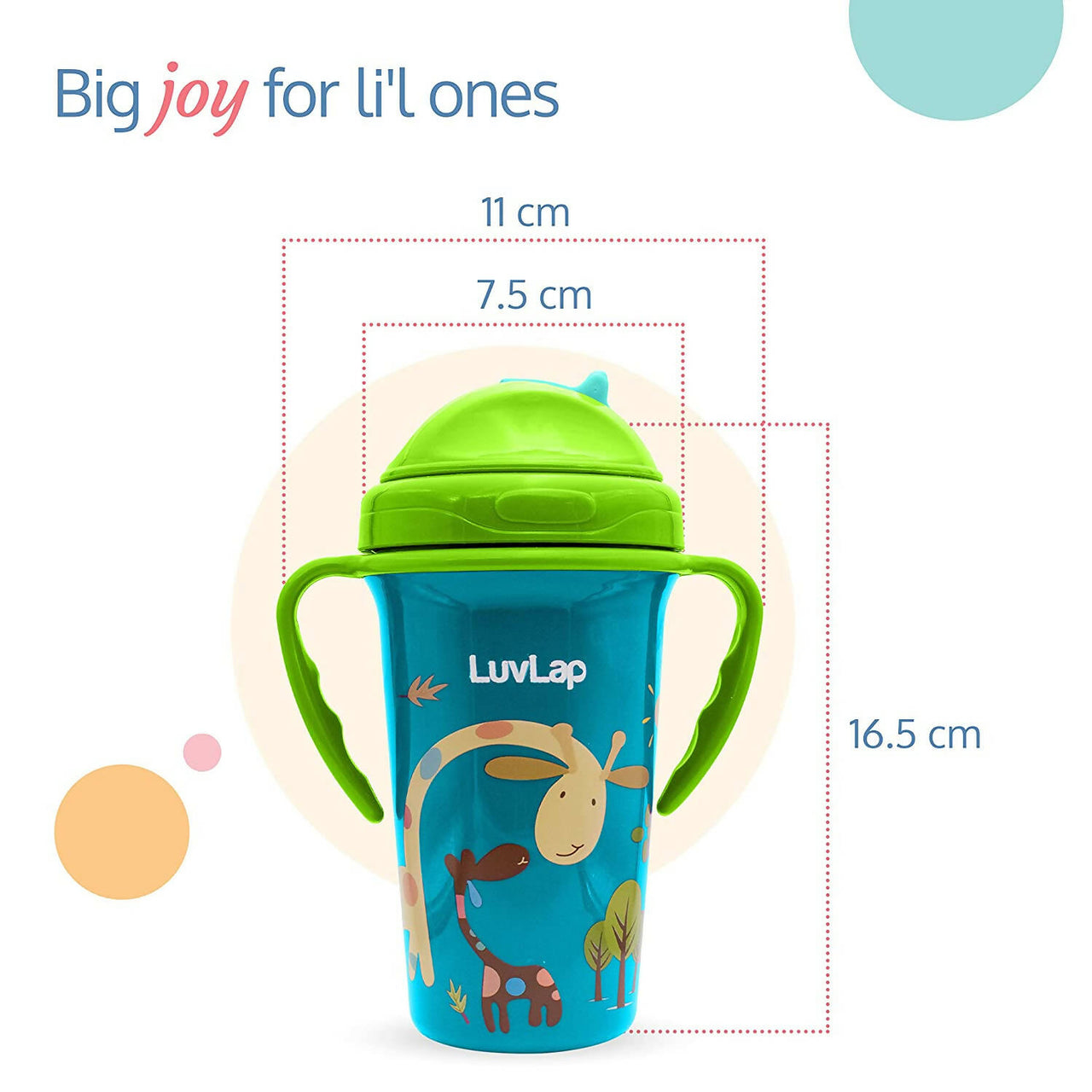 LuvLap Tiny Giffy Sipper for Infant/Toddler - Distacart