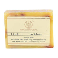Thumbnail for Khadi Natural Rose & Honey With Rose Petals Soap