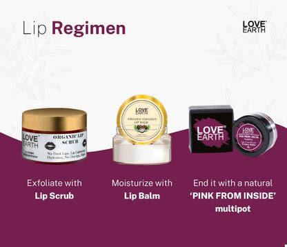 Love Earth Lip Tint & Cheek Tint Multipot - Pink From Inside - Distacart