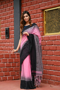 Thumbnail for Very Much Indian Pure Cotton Handloom Sarees With Intricate Border - Distacart