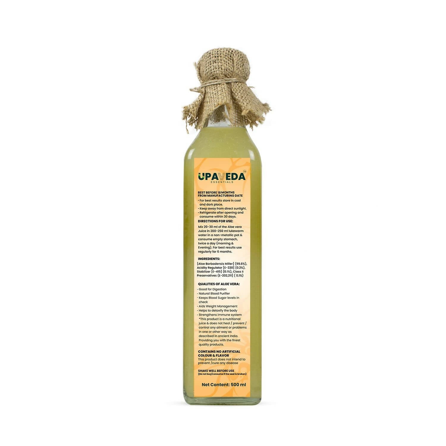 Upaveda Aloe Vera Juice - Distacart