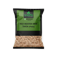 Thumbnail for Weefa Organic Red Beaten Rice Thick Poha - Distacart