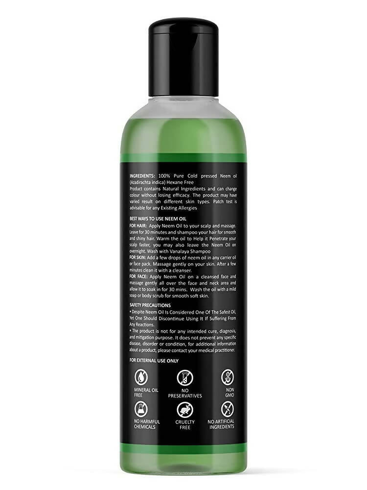 Vanalaya Cold Pressed Neem Oil - Distacart