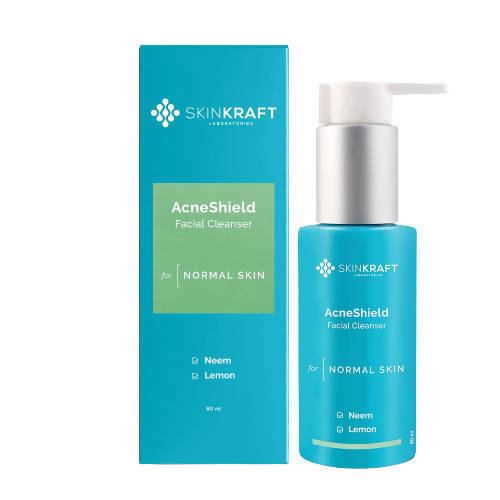 SkinKraft AcneShield Facial Cleanser For Normal Skin - Distacart