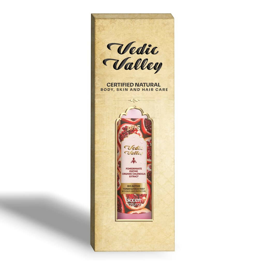 Vedic Valley Face Mist & Toner With Blue Light Filters Pomegranate - Distacart