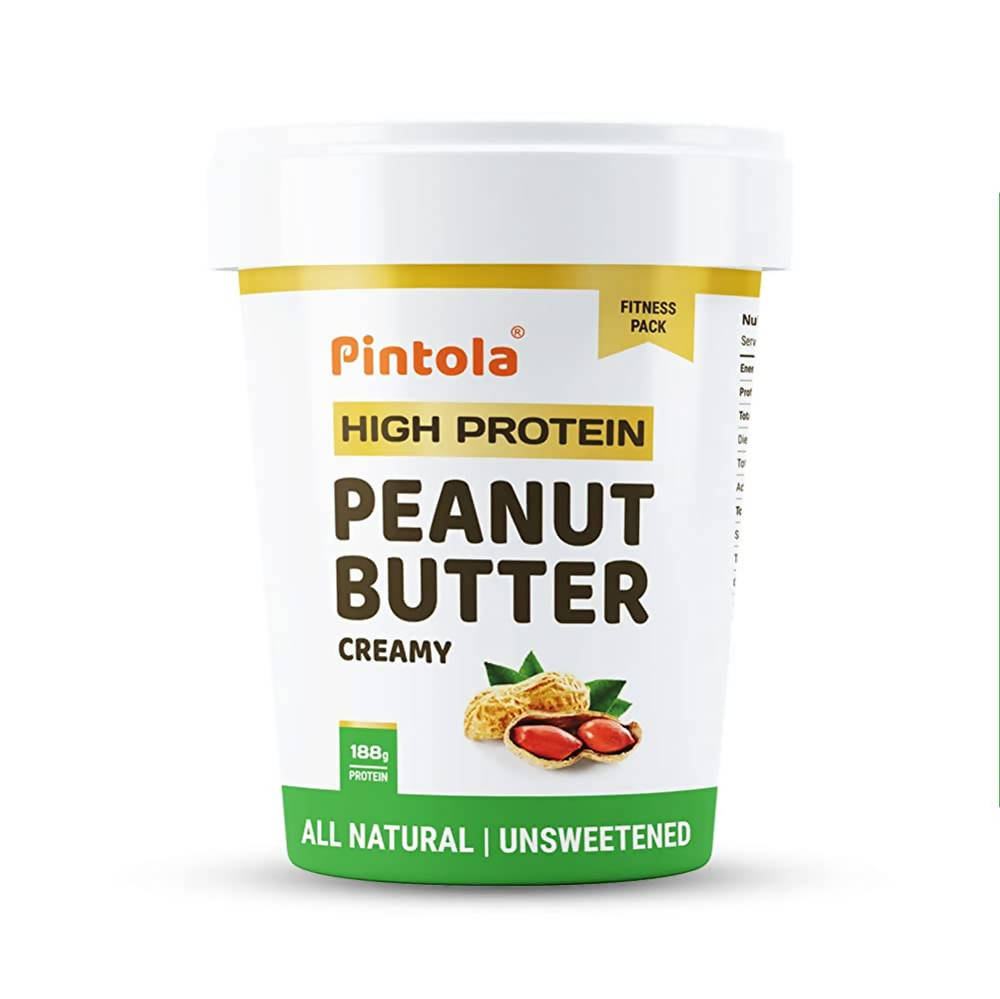 Pintola High Protein Natural Creamy Peanut Butter - Distacart