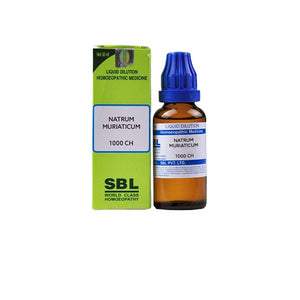 SBL Homeopathy Natrum Muriaticum Dilution 1000 CH