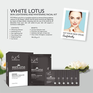 FYC Professional White Lotus Facial kit Benefits