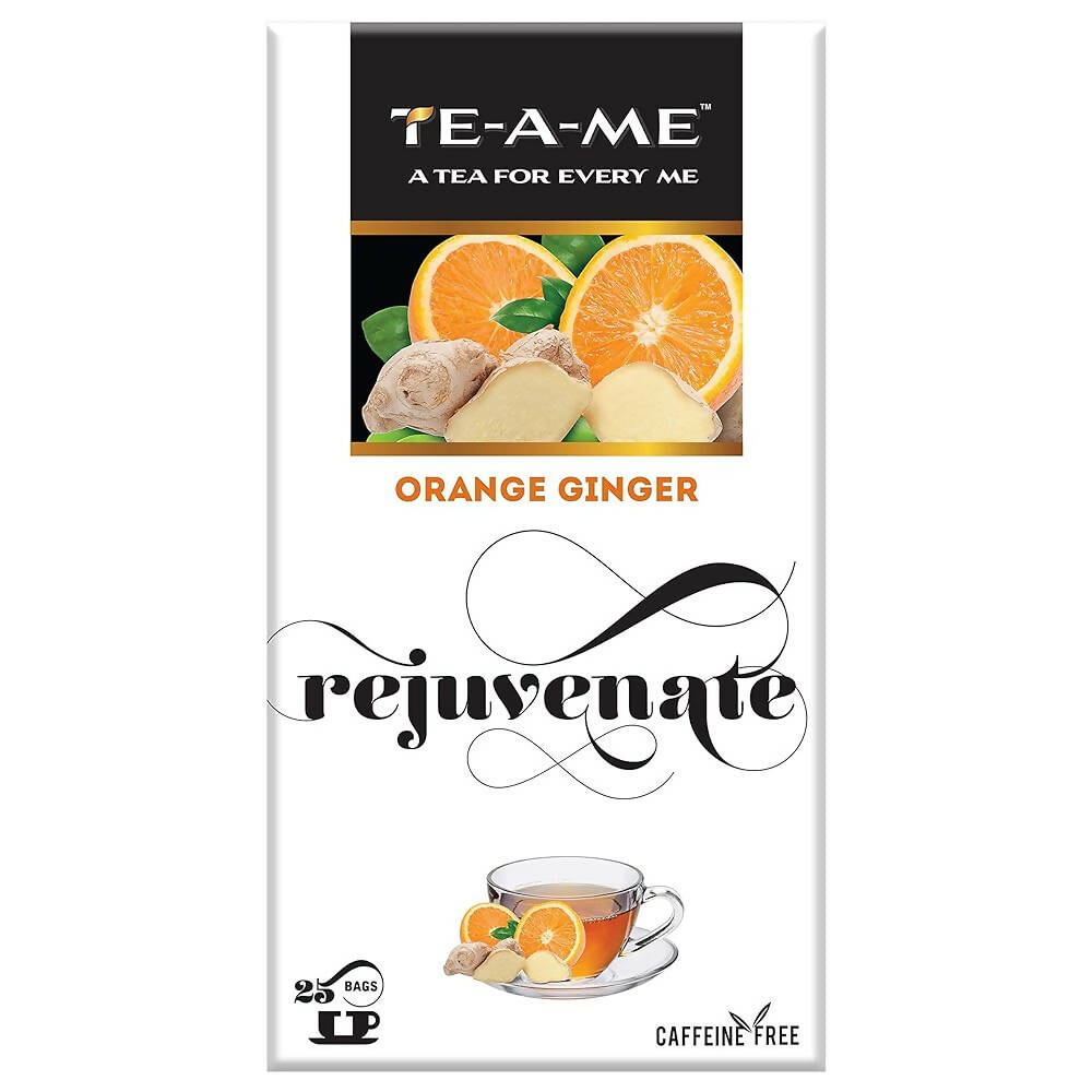 TE-A-ME Rejuvenate Orange Ginger Infusion Tea Bags - Distacart