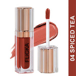Thumbnail for FLiCKA R U Ready Matte Finish liquid Lipstick Shade 04 Spiced Tea - Distacart