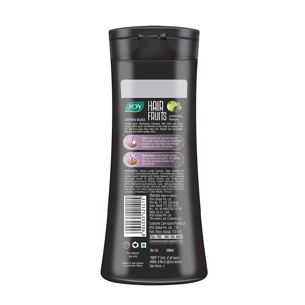 Joy Hair Fruits Shining Black Conditioning Shampoo - Distacart