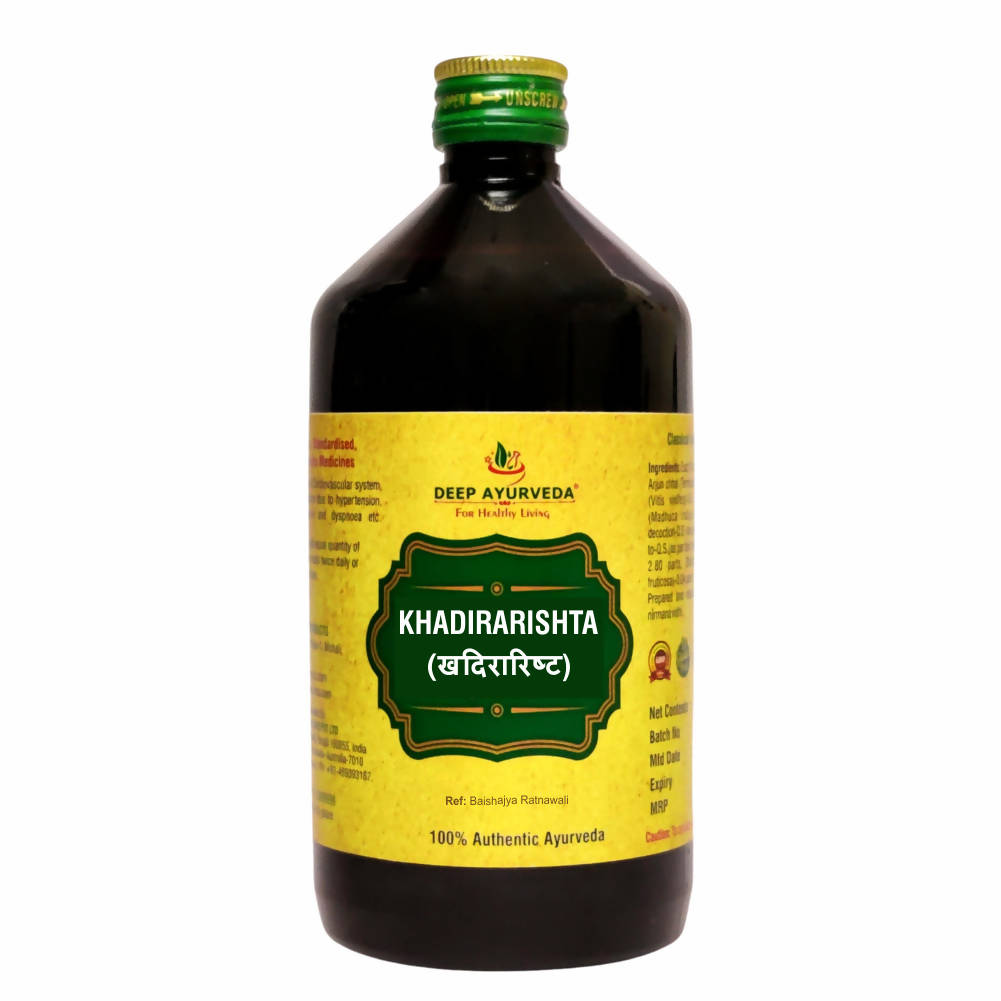 Deep Ayurveda Khadirarishta - Distacart