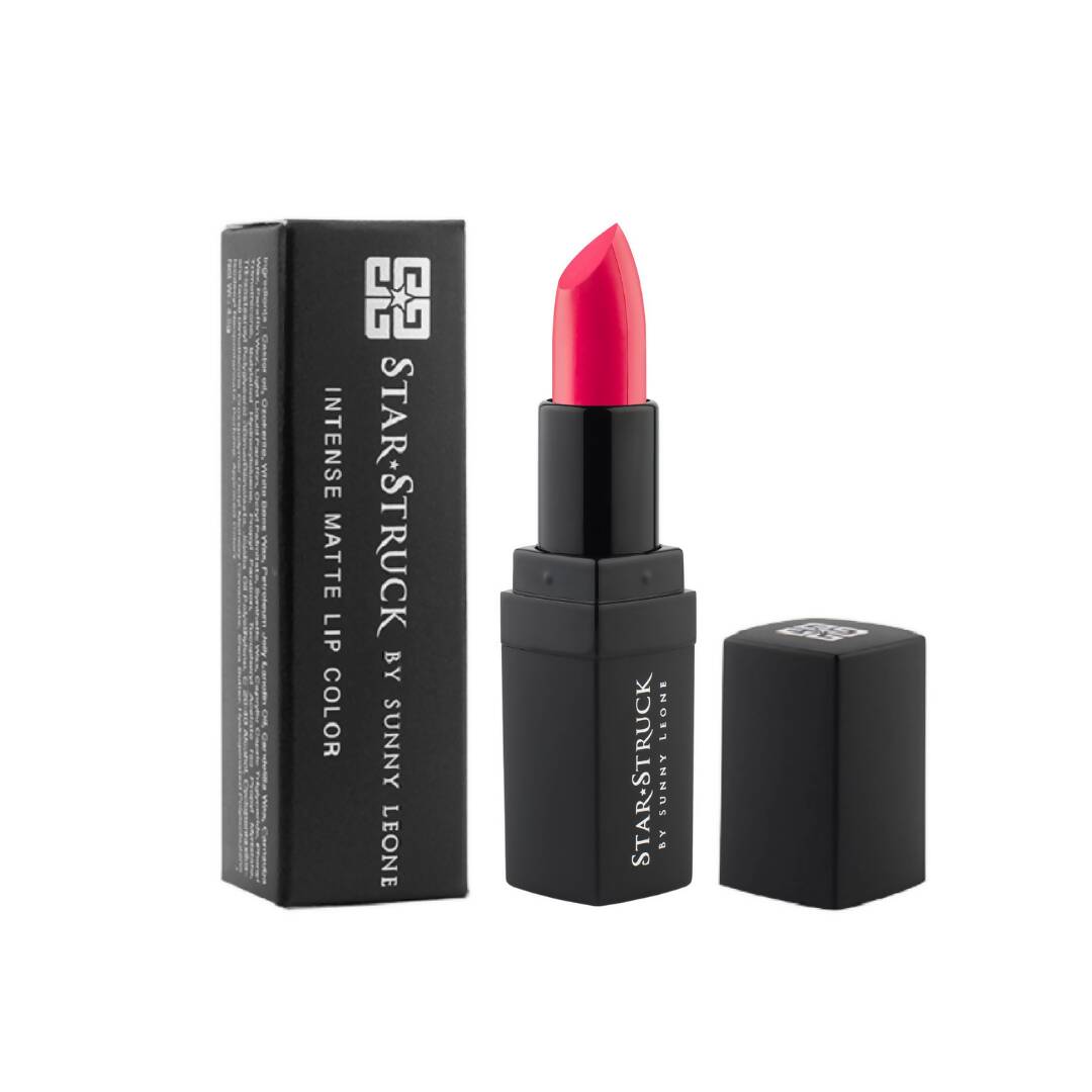 Star Struck By Sunny Leone Intense Matte Lip Color - Wild Cherry - Distacart