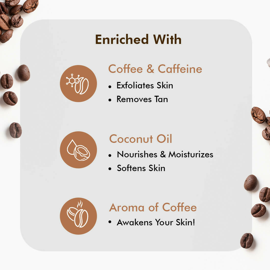 mCaffeine Raw Coffee Body Scrub - Distacart