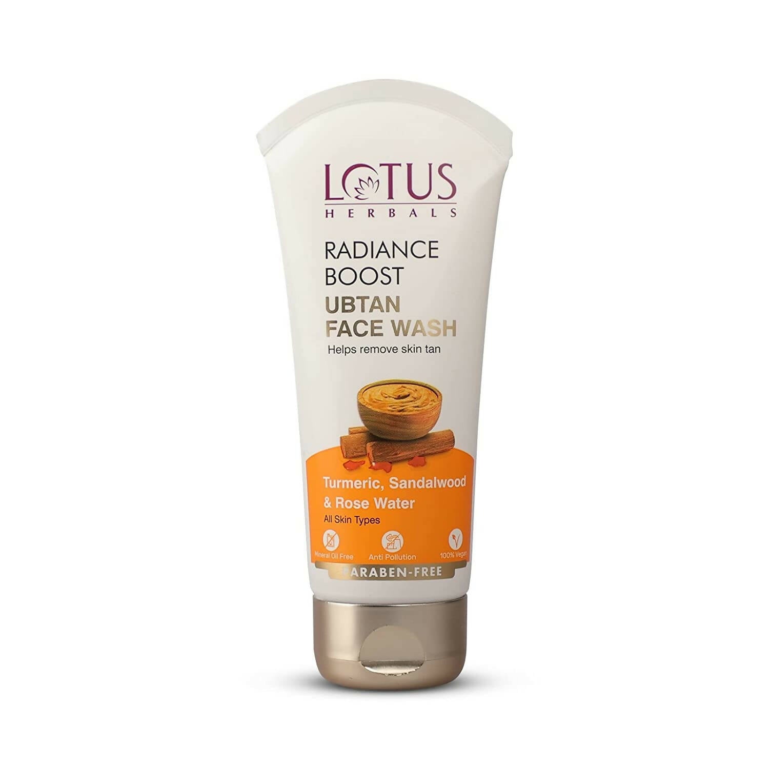 Lotus Herbals Radiance Boost Ubtan Facewash - Distacart