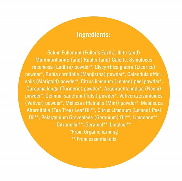 Soultree Anti-Acne Face Pack Ingredients