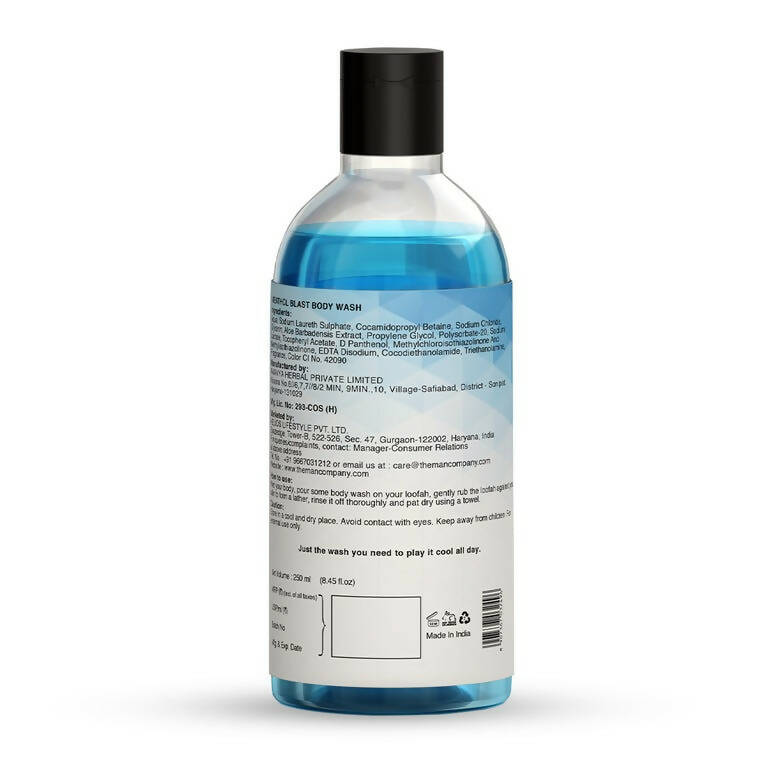 The Man Company Menthol Blast Body Wash - Distacart