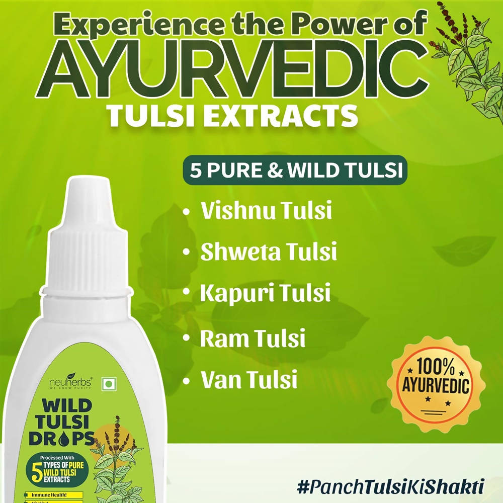 Neuherbs Wild Tulsi Drops - Distacart