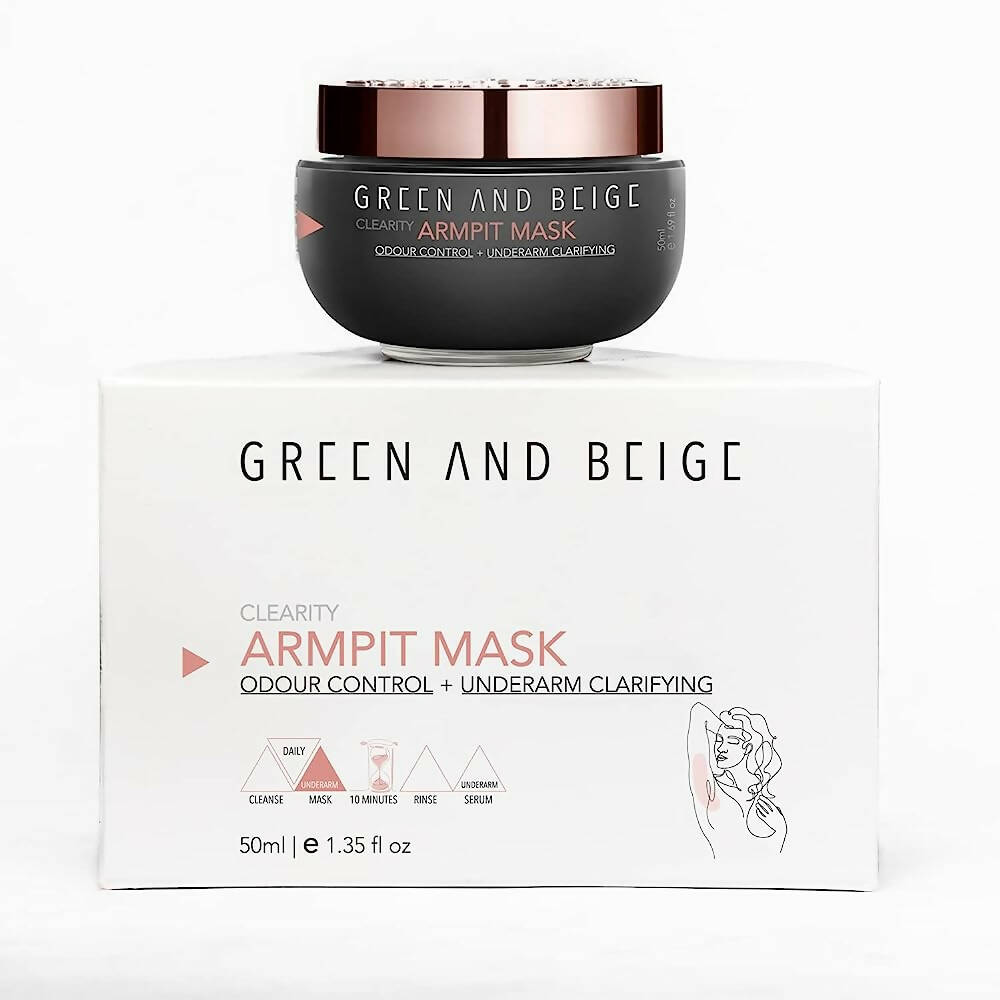 Green And Beige Armpit Mask For Underarms - Distacart