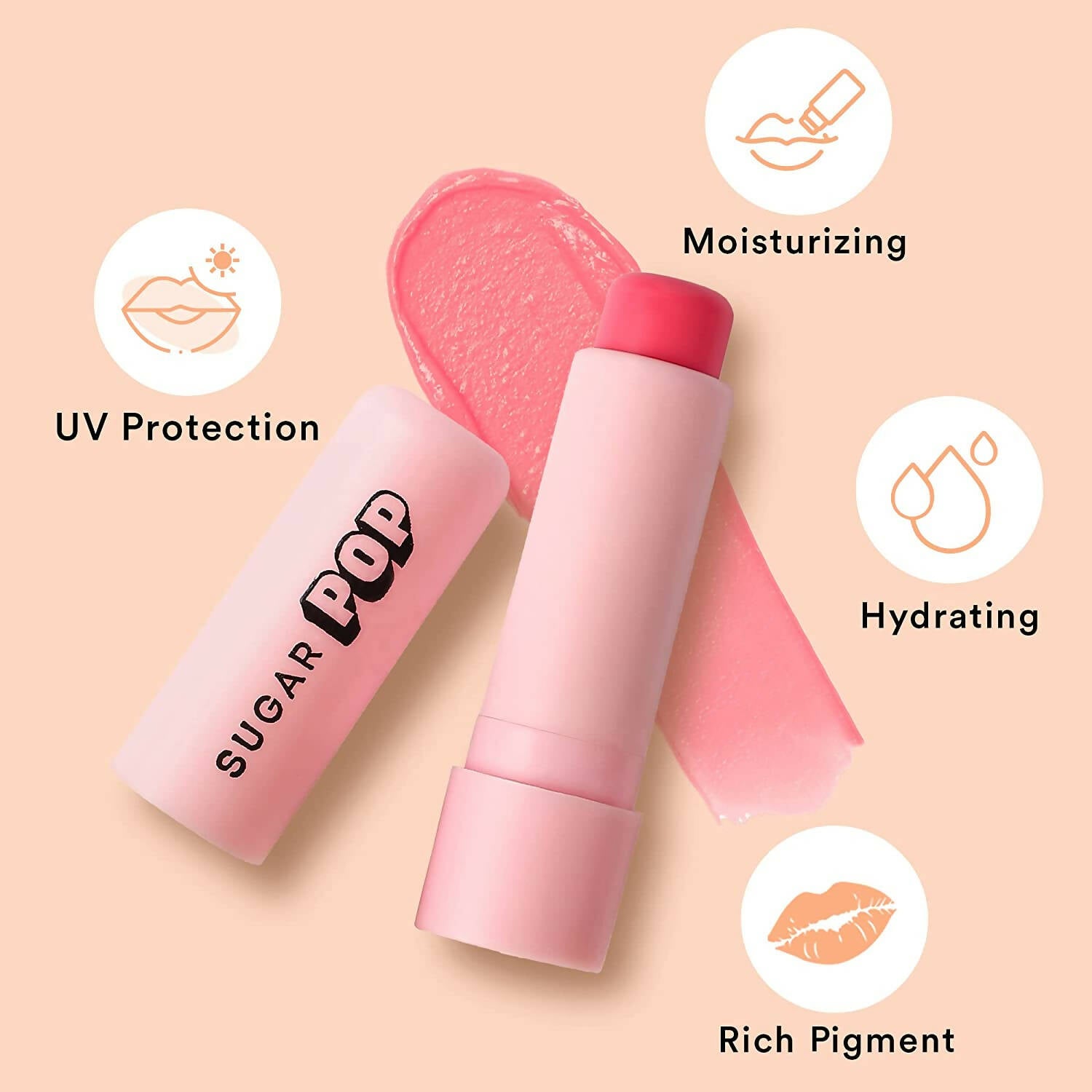SUGAR POP Nourishing Lip Balm - 03 Vanilla - Distacart