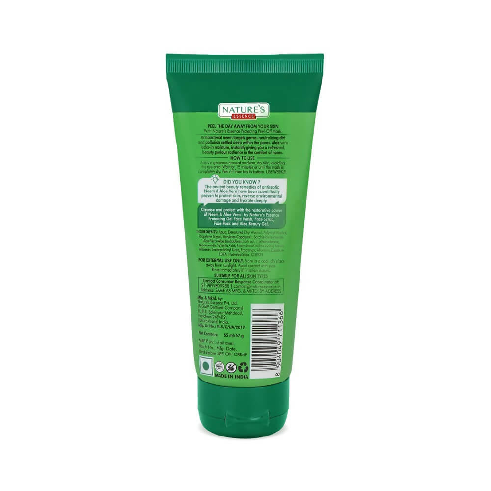 Nature's Essence Neem & Aloe Peel-Off Mask - Distacart