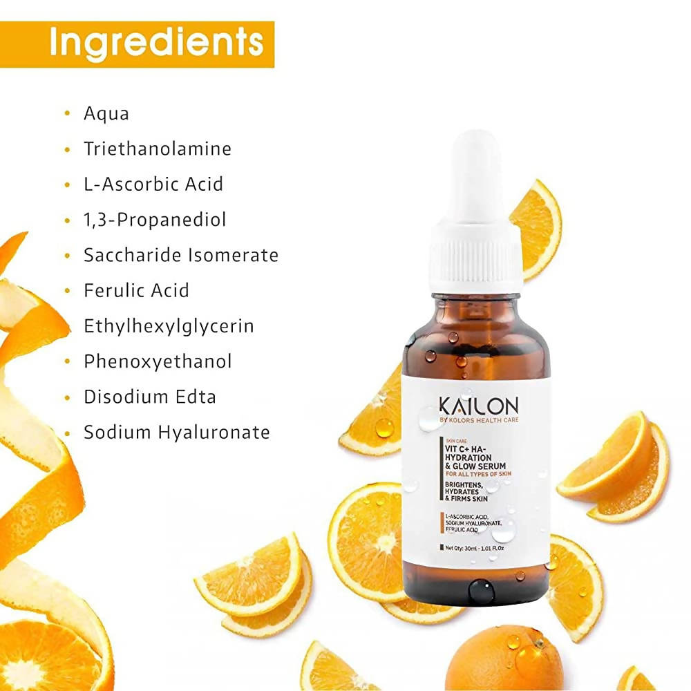 Kailon Vitamin C+ Ha- Hydration & Glow Serum Ingredients