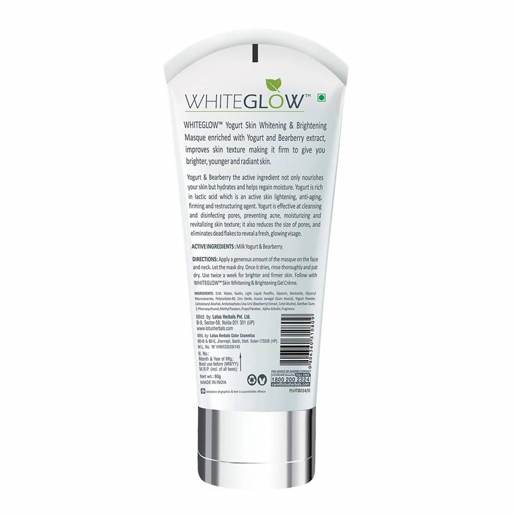 White Glow Yogurt Skin Whitening And Brightening Masque