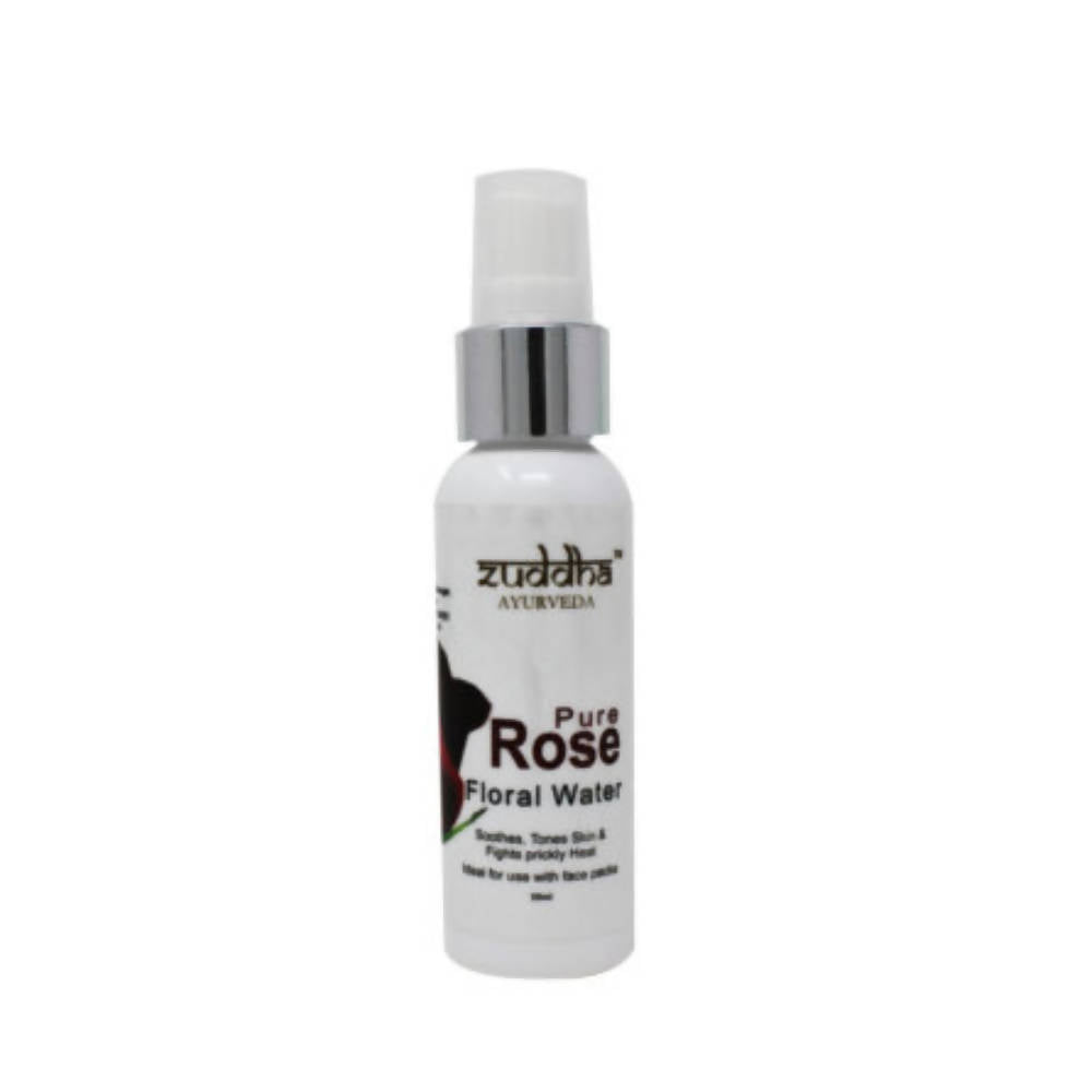 Zuddha Ayurveda Pure Rose Floral Water - Distacart