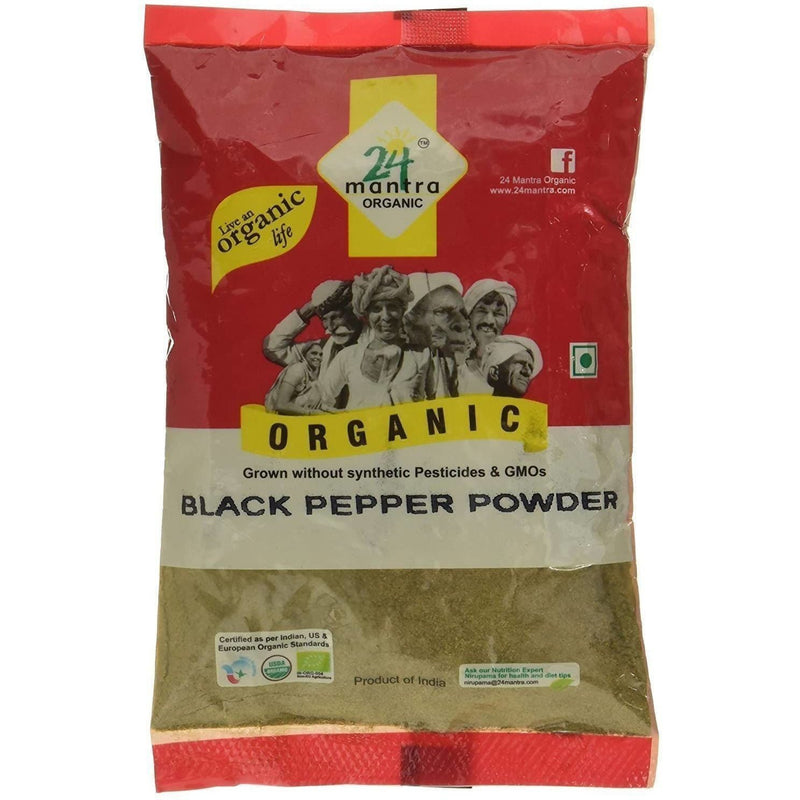 24 Mantra Organic Black Pepper Powder