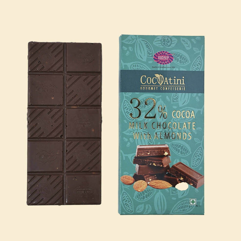 Cocoatini 32% Cocoa Milk Chocolate With Almonds - Distacart