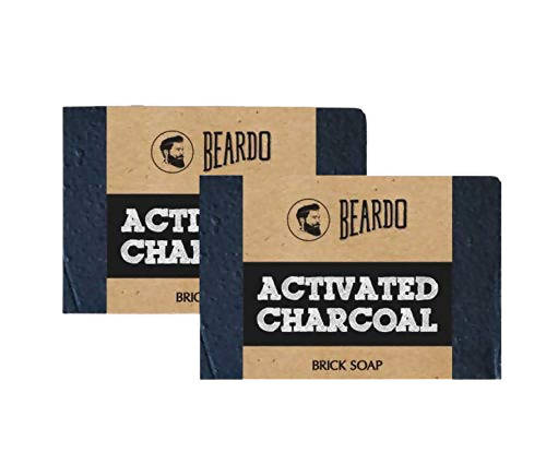 Beardo Activated Charcoal Brick Soap - Distacart