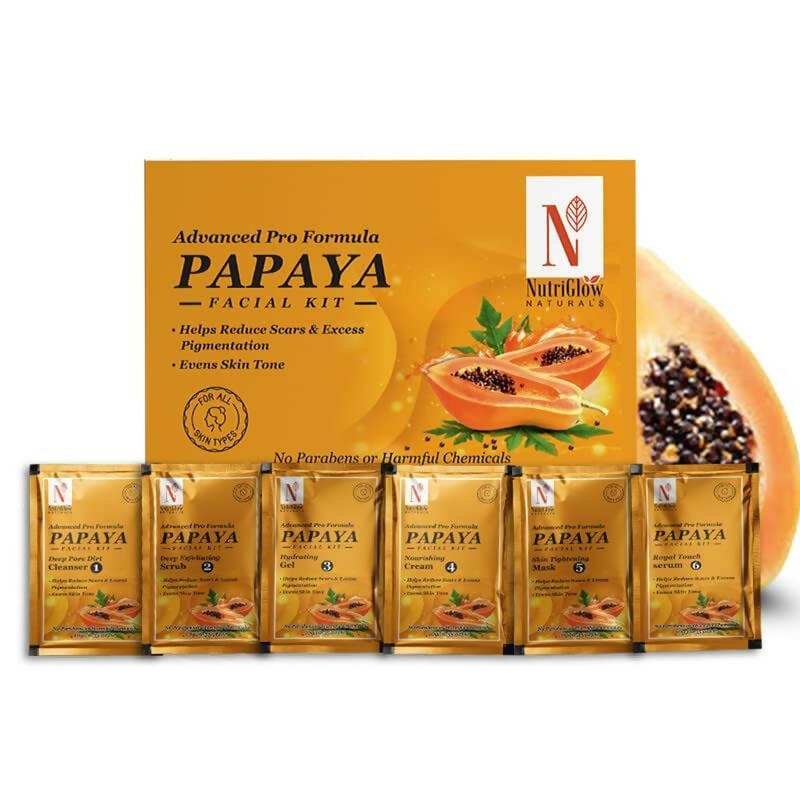 NutriGlow NATURAL'S Advanced Pro Formula Papaya Facial Kit - Distacart