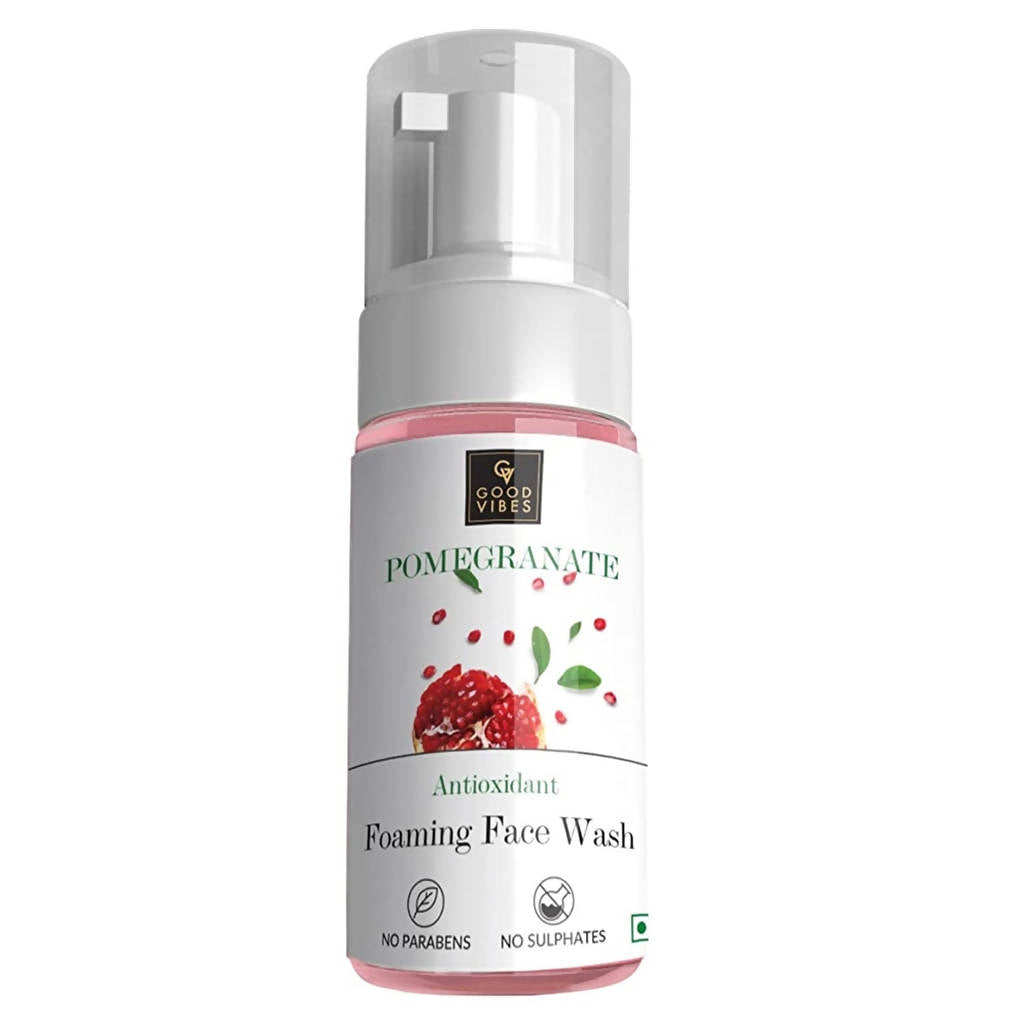 Good Vibes Anti Oxidant Foaming Face Wash - Pomegranate