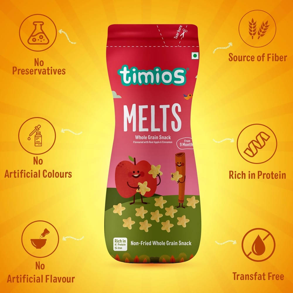 Timios Melts Apple And Cinnamon Finger Food