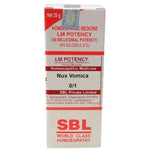 Thumbnail for SBL Homeopathy Nux Vomica Globules - 0/1 LM - Distacart