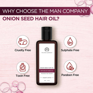 The Man Company Onion Seed Hair Oil - Distacart