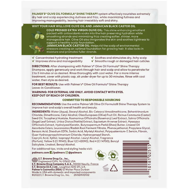 Palmer's Olive Oil Formula Deep Conditioner Pack - Distacart