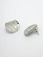 Thumbnail for NVR Women Silver-Plated Contemporary Studs Earrings - Distacart