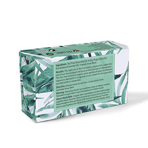 Mirah Belle Tea Tree Eucalyptus Detoxifying Soap - Distacart