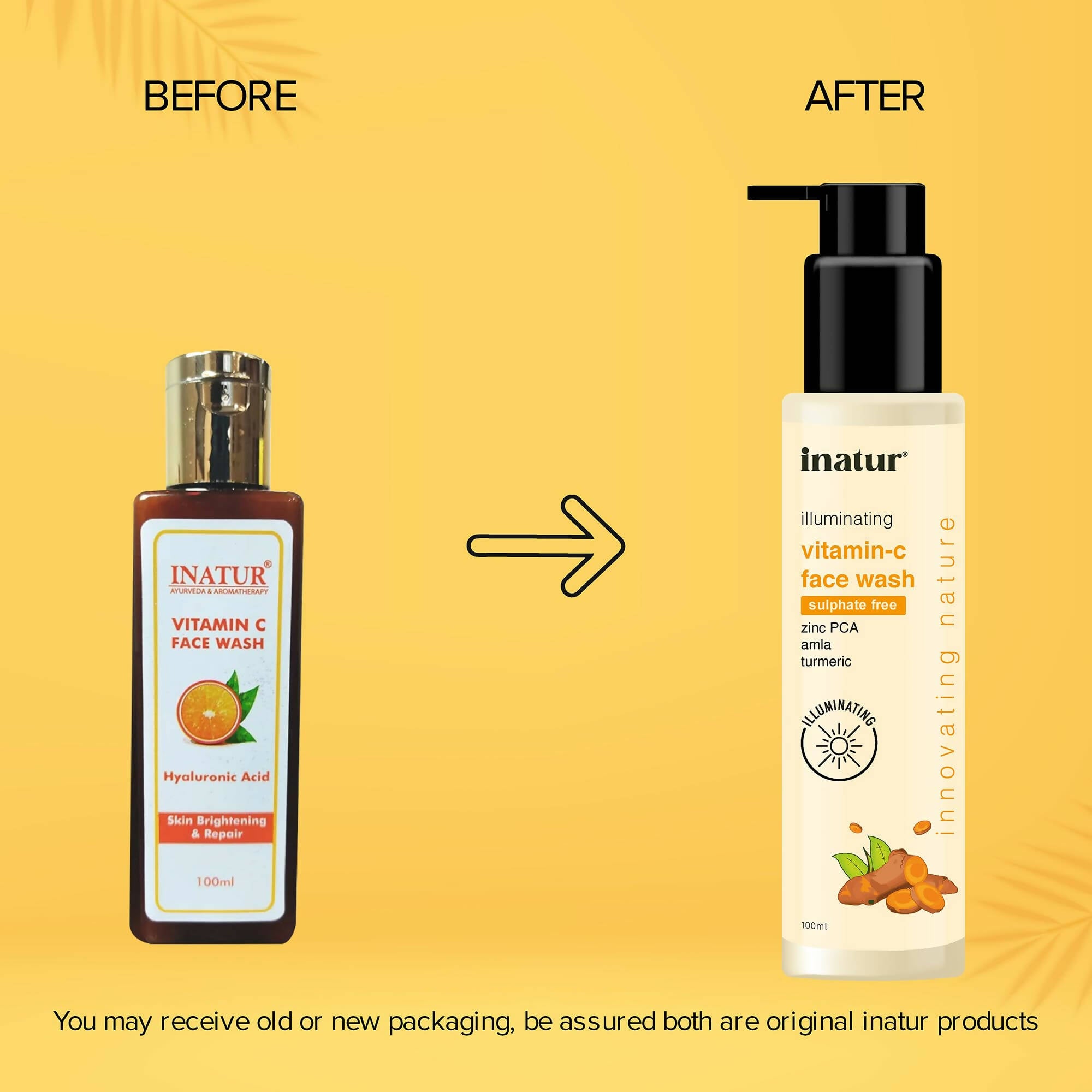 Inatur Vitamin C Face Wash - Distacart