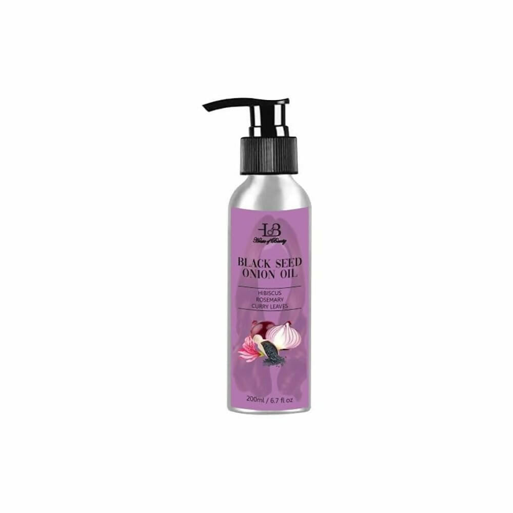House Of Beauty Black Seed Onion Oil with Hibiscus Hair Oil - Distacart