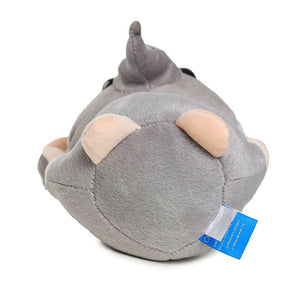 Webby Soft Animal Plush Elephant Toy 20cm-Blue - Distacart