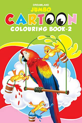 Dreamland Jumbo Cartoon Colouring Book - 2 - Distacart