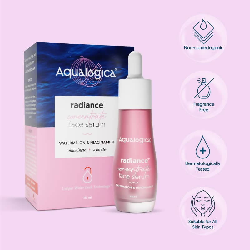 Aqualogica Radiance+ Concentrate Face Serum - Distacart