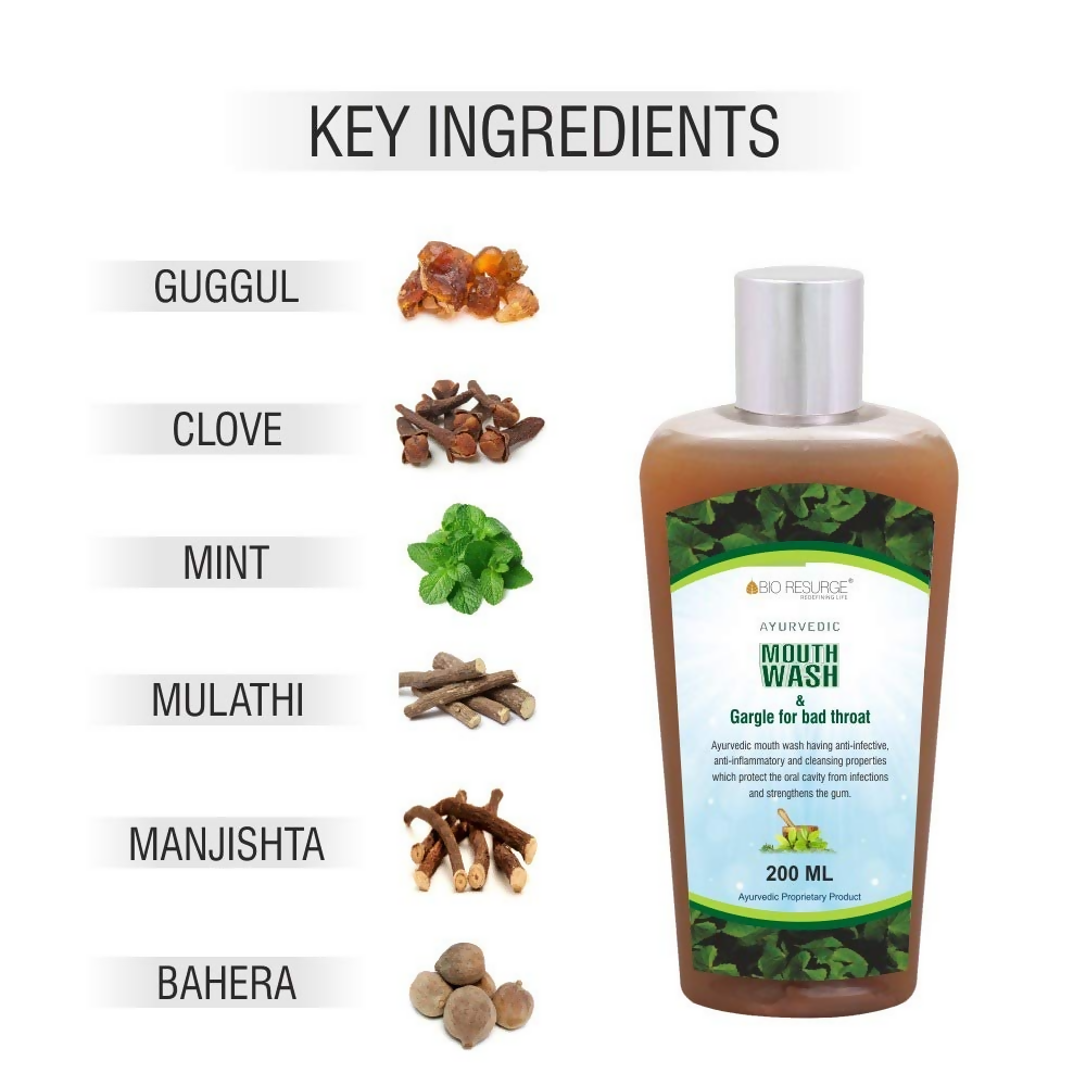 Bio Resurge Life Ayurvedic Mouth Wash - Distacart