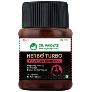 Dr. Vaidya's Herbo 24 Turbo Capsules Made For Diabetics - Distacart